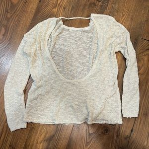 ardenes womens knitted open back sweater
